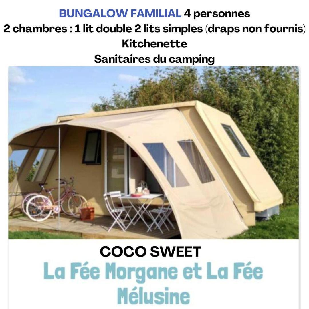 Camping Le Val Aux Fees - Broceliande Concoret ภายนอก รูปภาพ