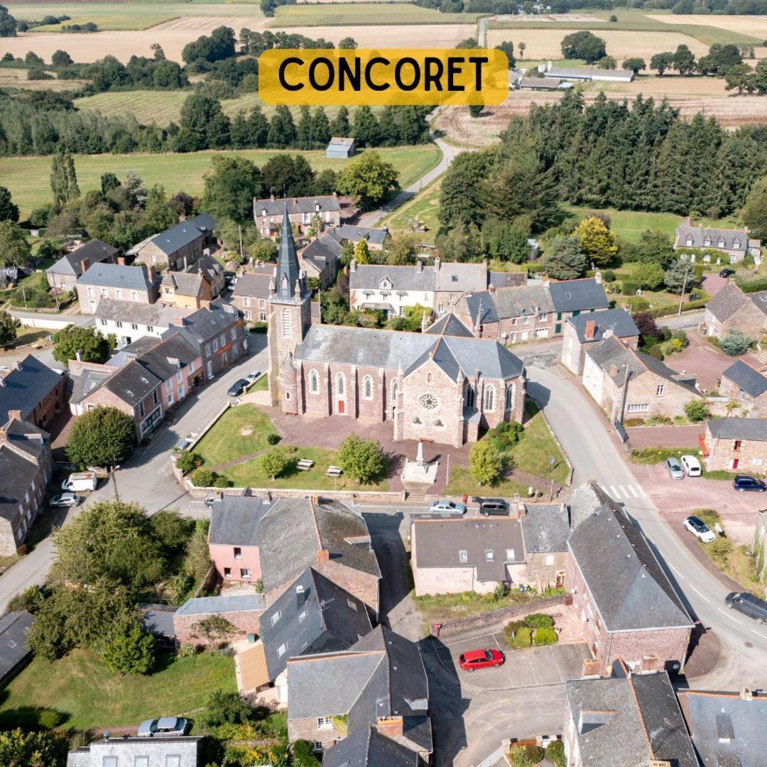 Camping Le Val Aux Fees - Broceliande Concoret ภายนอก รูปภาพ