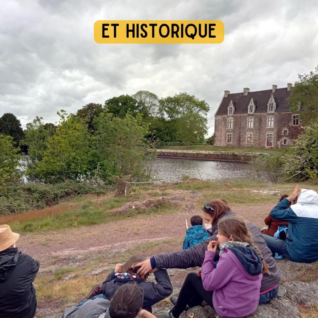 Camping Le Val Aux Fees - Broceliande Concoret ภายนอก รูปภาพ