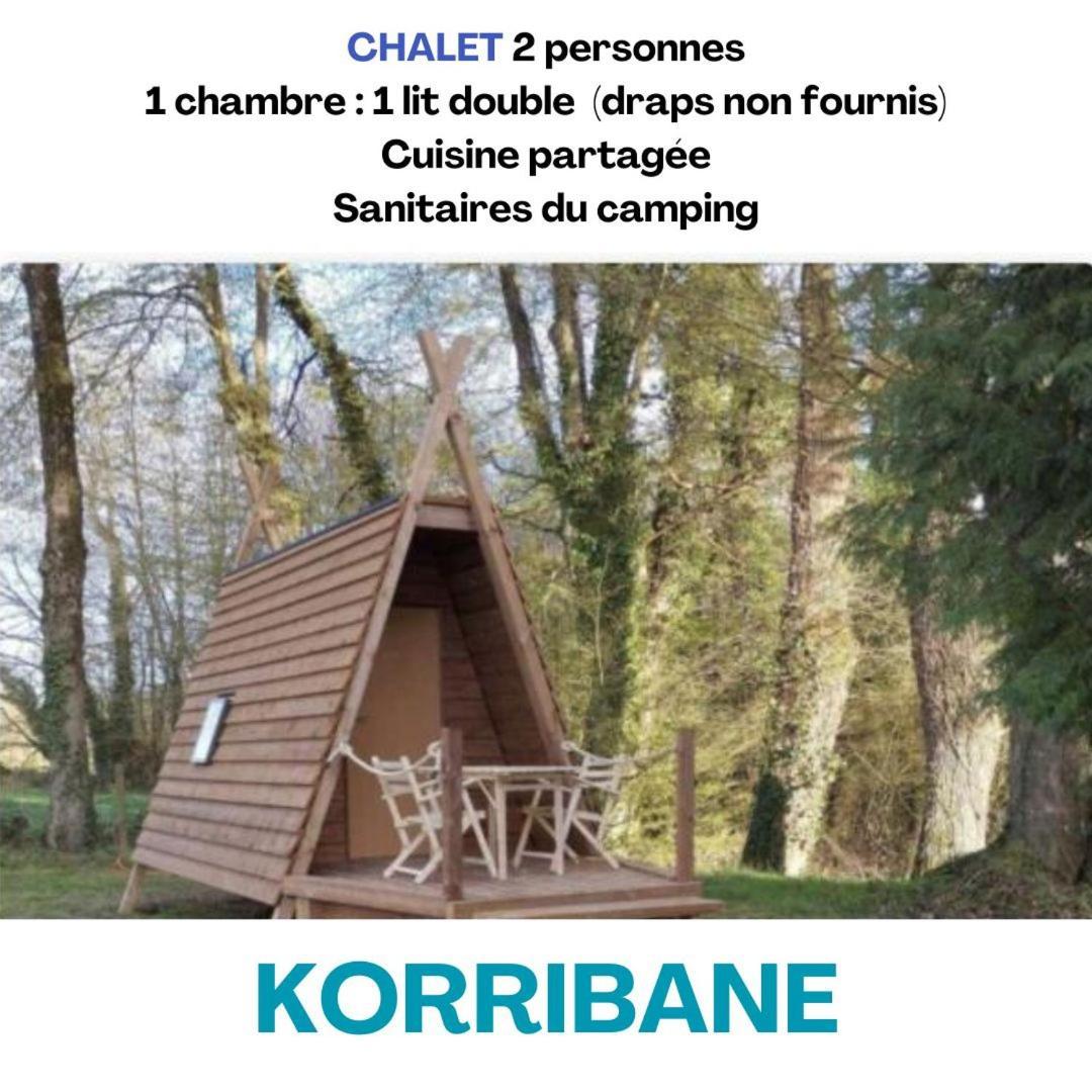 Camping Le Val Aux Fees - Broceliande Concoret ภายนอก รูปภาพ