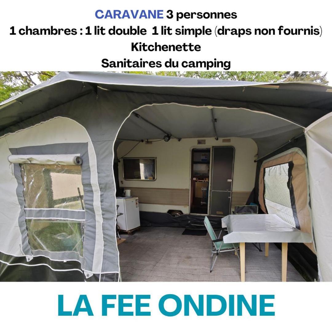 Camping Le Val Aux Fees - Broceliande Concoret ภายนอก รูปภาพ