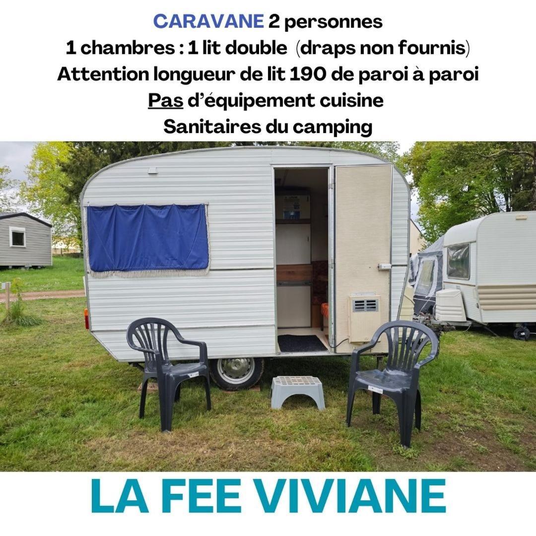 Camping Le Val Aux Fees - Broceliande Concoret ภายนอก รูปภาพ