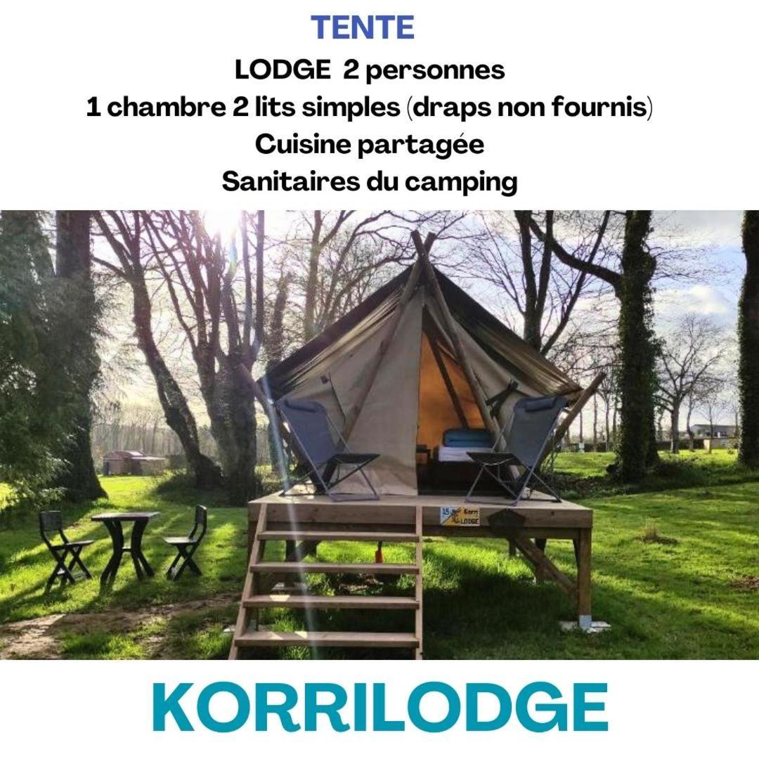 Camping Le Val Aux Fees - Broceliande Concoret ภายนอก รูปภาพ