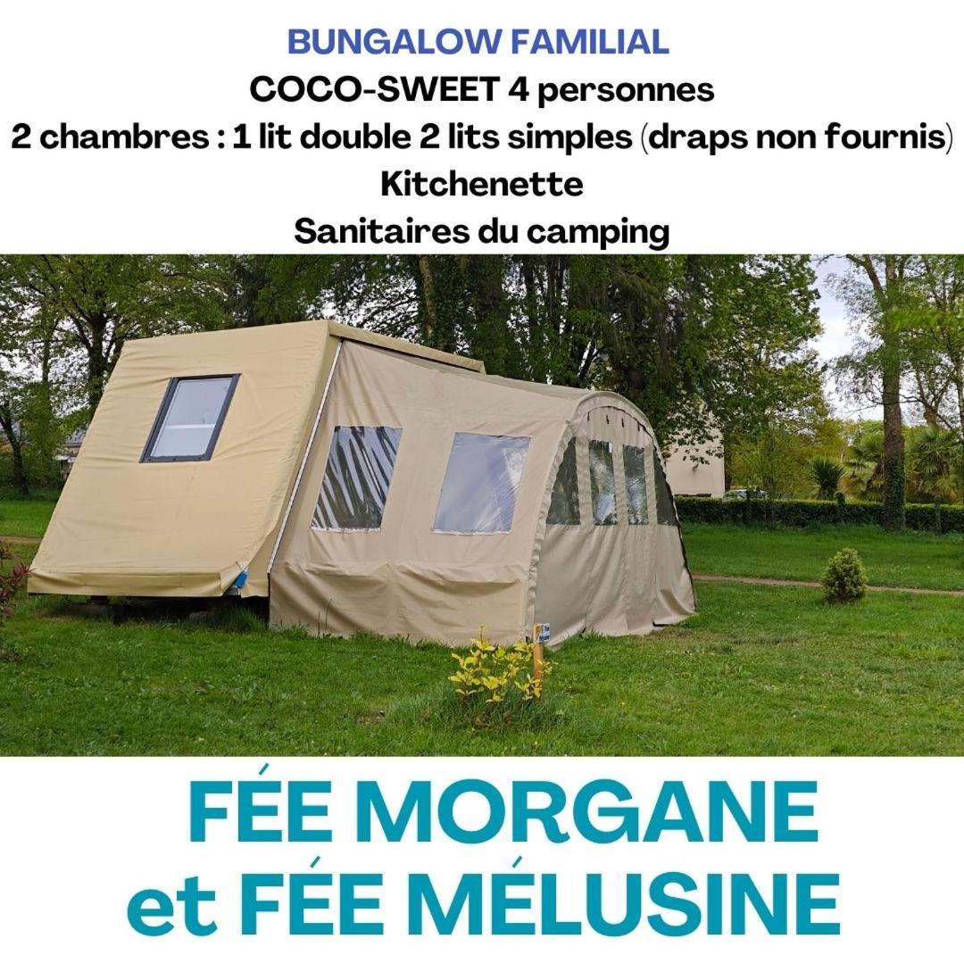 Camping Le Val Aux Fees - Broceliande Concoret ภายนอก รูปภาพ